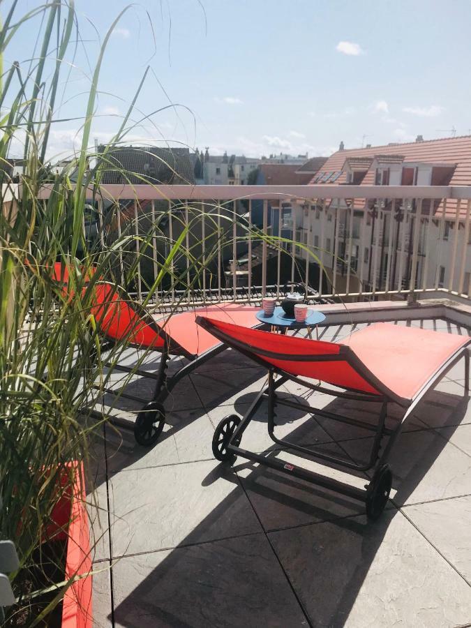 La Terrasse Vue Mer Du 42 Ferber, Plein Sud Wifi Apartment Вимере Екстериор снимка